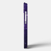 Meditatieve vrouw & sterrenhemel paarse lucht Case-Mate iPhone case (Achterkant / Links)
