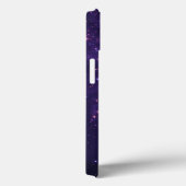 Meditatieve vrouw & sterrenhemel paarse lucht Case-Mate iPhone case (Achterkant / Rechts)