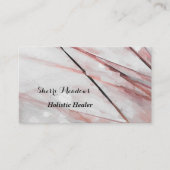 meditatieve Waterverf pampass gras Visitekaartje (Voorkant)