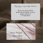 meditatieve Waterverf pampass gras Visitekaartje