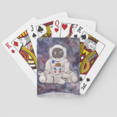 Meditating Astronaut Pokerkaarten (Achterkant)
