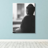 Meditating Buddha Art Gallery-Wrapped Canvas Print (Insitu (Houten vloer))