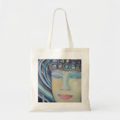 Meditating Buddha Canvas tas (Voorkant)