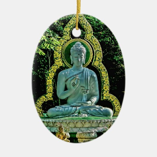 Meditating Buddha Ornament (Voorkant)