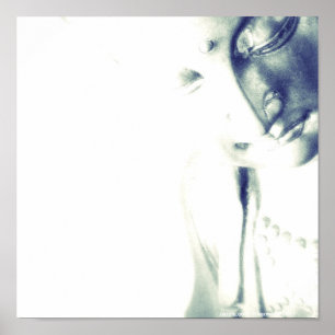 Meditating Buddha--Serenity Light Poster