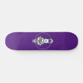 Meditating French Bulldog Skateboard (Horizontaal)