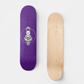Meditating French Bulldog Skateboard (Voorkant)