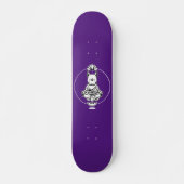 Meditating French Bulldog Skateboard (Voorkant)