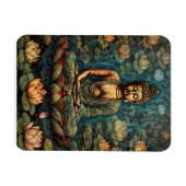 Meditating Gautam Buddha Art Magneet (Horizontaal)