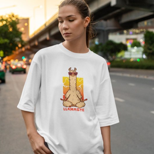 Meditating Llama T-shirt