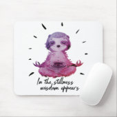 Meditating Sloth Muismat (Met muis)