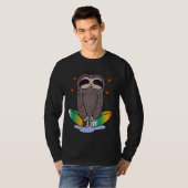 Meditating Sloth T-shirt (Voorkant volledig)