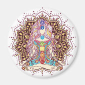 Meditation and Chakra Alignment Magneet (Voorkant)