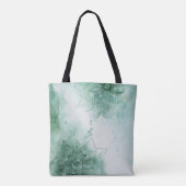 Meditation and relax - calming Green Mandala  Tote Bag (Achterkant)