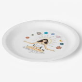 Meditation art papieren bordje (Gekanteld)