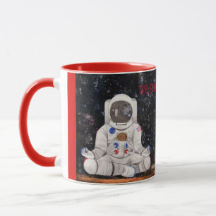 Meditation Astronaut The Sound of Silence Gift Cup Mok