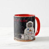 Meditation Astronaut The Sound of Silence Gift Cup Mok (Voorkant rechts)