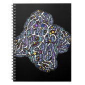 Meditation Body Inspirerend Word Art Notitieboek (Voorkant)