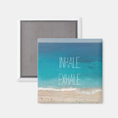Meditation Breath Beauful Beach Spring 2023 Magneet (Voorkant / Achterkant)