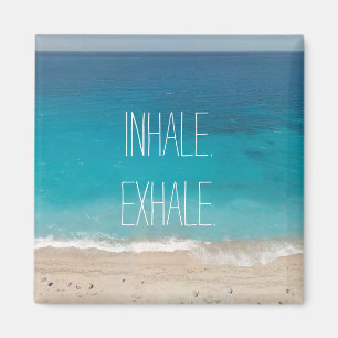 Meditation Breath Beauful Beach Spring 2023 Magneet