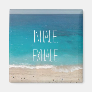 Meditation Breath Beauful Beach Spring 2023 Magneet