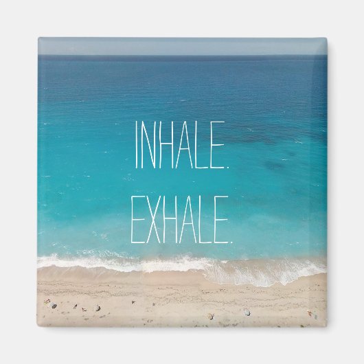 Meditation Breath Beauful Beach Spring 2023 Magneet (Voorkant)
