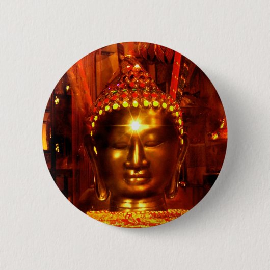 Meditation Buddha Button (Voorkant)