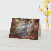 meditation buddha greeting card kaart (Gele Bloem)