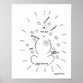 Meditation Canvas Poster (Voorkant)