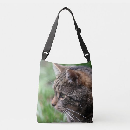 Meditation cat, All-Over-Print Canvas tas (Voorkant)