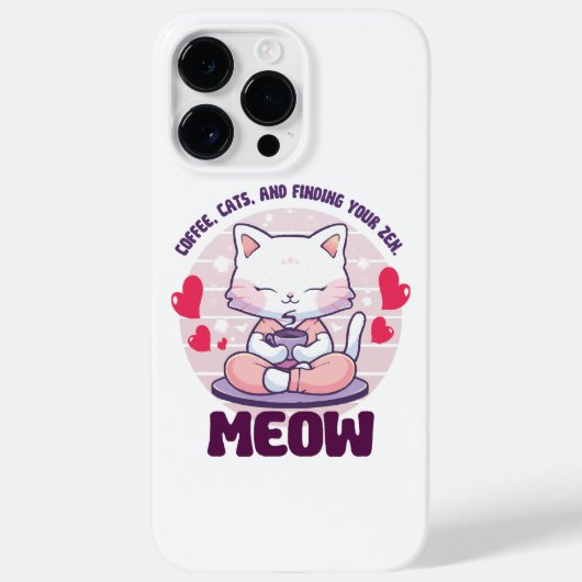 Meditation cat - Kawaii cat Case-Mate iPhone Case (Achterkant)