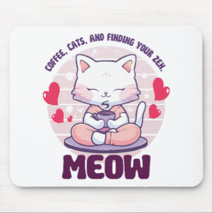 Meditation cat - Kawaii cat Muismat