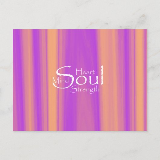 Meditation Cue Card - "Joyful Piedere"-COLLECTIE Briefkaart (Voorkant)