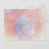 Meditation Cue Card - "Peace, Be still"-COLLECTIE Briefkaart (Voorkant)