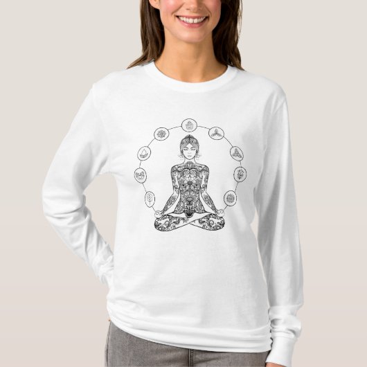 Meditation Design T-shirt (Voorkant)