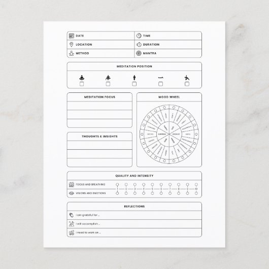 meditation diary (Achterkant)