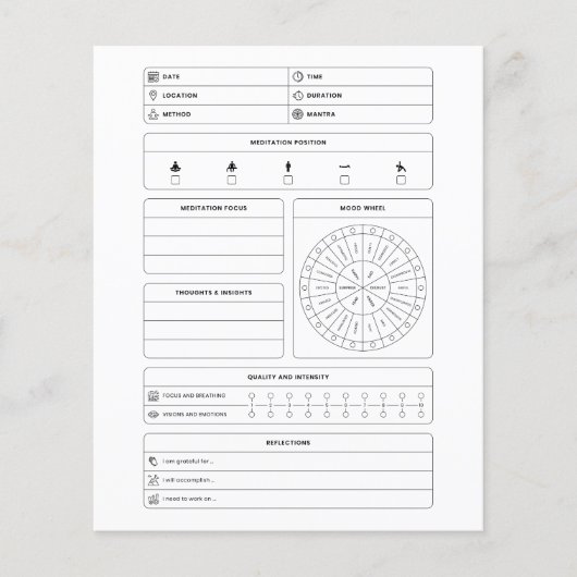 meditation diary (Voorkant)