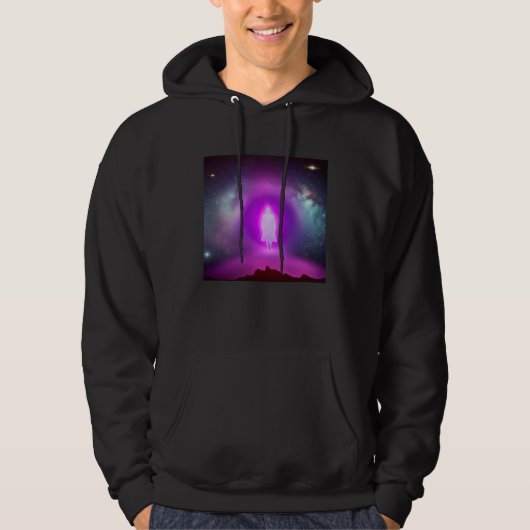 Meditation Enlightment Spiritual Yoga Transcendent Hoodie (Voorkant)