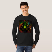 Meditation Enlightment Spiritual Yoga Transcendent T-shirt (Voorkant volledig)