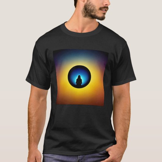 Meditation Enlightment Spiritual Yoga Transcendent T-shirt (Voorkant)