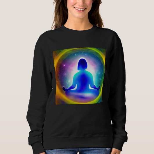 Meditation Enlightment Spiritual Yoga Transcendent Trui (Voorkant)