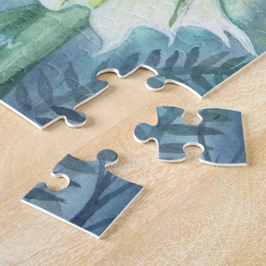 Meditation Fairy Fantasy Artwork van Molly Harriso Legpuzzel (Zijkant)