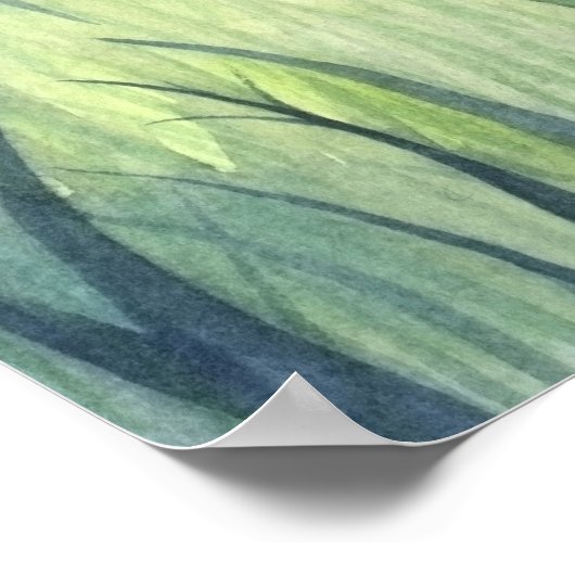 Meditation Fairy Fantasy Artwork van Molly Harriso Poster (Hoek)