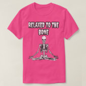 Meditation, Fun, Halloween, YogaPose FunnyNamaste T-shirt (Design voorkant)