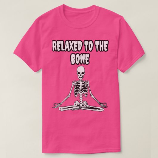 Meditation, Fun, Halloween, YogaPose FunnyNamaste T-shirt (Design voorkant)