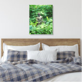 Meditation garden Gloss Stretted Canvas Afdrukken (Insitu (Slaapkamer))