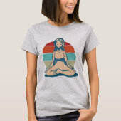 Meditation Girl  T-shirt (Voorkant)