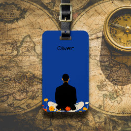 Meditation in Nature Bagagelabel