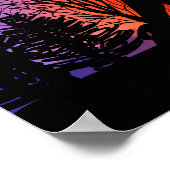 Meditation in the Park | Yoga, Trees and Sunset Poster (Hoek)