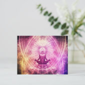 Meditation Law of Attraction Gratitude Cards Briefkaart (Staand voorkant)